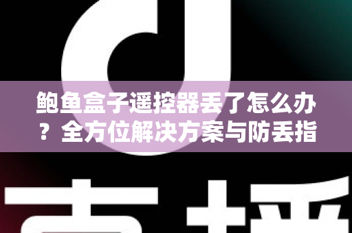 鲍鱼盒子遥控器丢了怎么办?全方位解决方案与防丢指南,助你快速恢复畅快观影体验 鲍鱼盒子遥控器丢了怎么办?全方位解决方案与防丢指南,助你快速恢复畅快观影体验