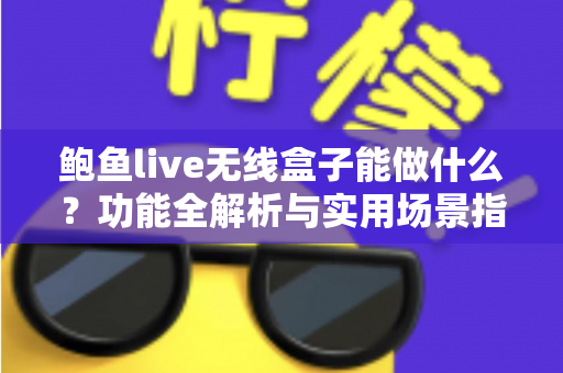 鲍鱼live无线盒子能做什么？功能全解析与实用场景指南