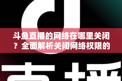斗鱼直播的网络在哪里关闭?全面解析关闭网络权限的详细步骤与实用技巧 斗鱼直播的网络在哪里关闭?全面解析关闭网络权限的详细步骤与实用技巧
