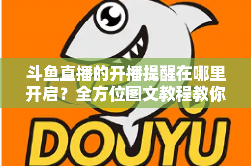 斗鱼直播的开播提醒在哪里开启？全方位图文教程教你不错过任何一场心仪主播的精彩直播