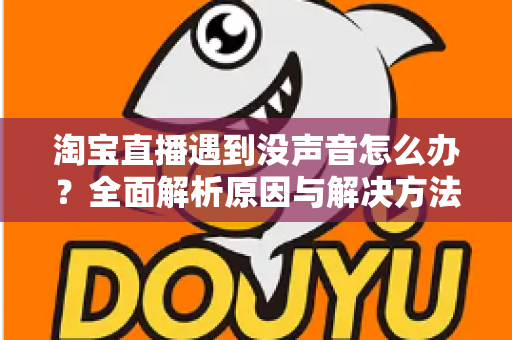 淘宝直播遇到没声音怎么办？全面解析原因与解决方法，助你快速恢复直播顺畅体验