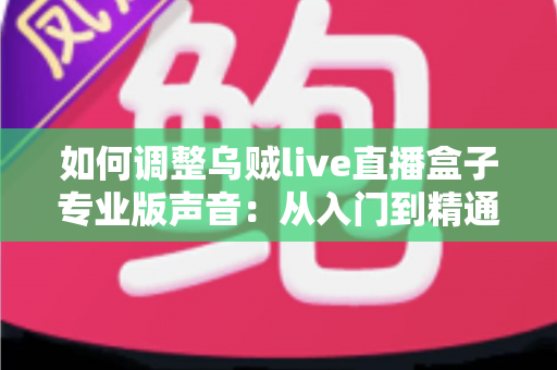如何调整乌贼live直播盒子专业版声音：从入门到精通的完整音频设置指南