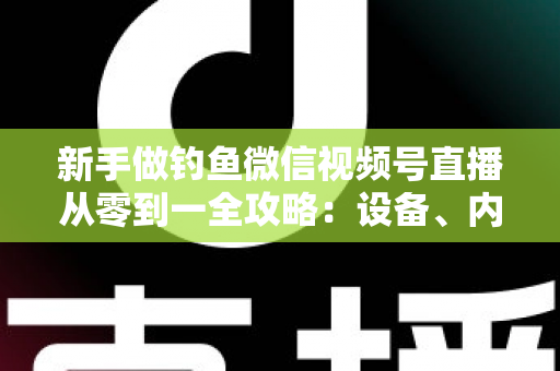 新手做钓鱼微信视频号直播从零到一全攻略:设备、内容、涨粉与变现一站式指南 新手做钓鱼微信视频号直播从零到一全攻略:设备、内容、涨粉与变现一站式指南