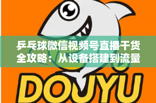 乒乓球微信视频号直播干货全攻略：从设备搭建到流量变现的实战指南