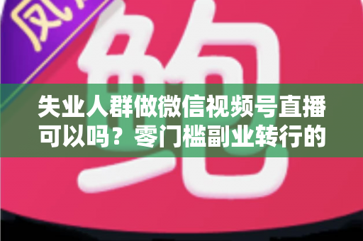失业人群做微信视频号直播可以吗?零门槛副业转行的真实答案与实操指南 失业人群做微信视频号直播可以吗?零门槛副业转行的真实答案与实操指南