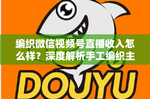 编织微信视频号直播收入怎么样？深度解析手工编织主播的真实收益与变现全攻略