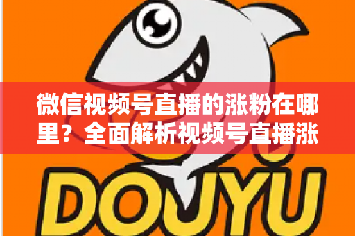 微信视频号直播的涨粉在哪里?全面解析视频号直播涨粉入口与高效涨粉实战攻略 微信视频号直播的涨粉在哪里?全面解析视频号直播涨粉入口与高效涨粉实战攻略