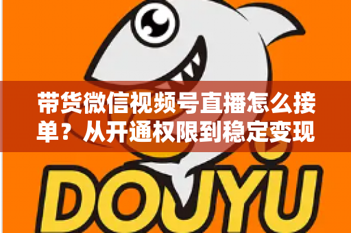 带货微信视频号直播怎么接单?从开通权限到稳定变现的完整实操指南 带货微信视频号直播怎么接单?从开通权限到稳定变现的完整实操指南
