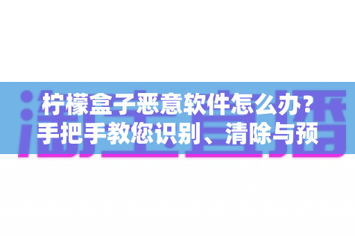 柠檬盒子恶意软件怎么办?手把手教您识别、清除与预防,全面守护设备与隐私安全 柠檬盒子恶意软件怎么办?手把手教您识别、清除与预防,全面守护设备与隐私安全