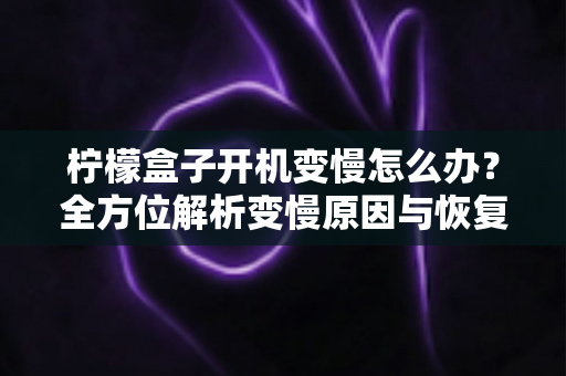 柠檬盒子开机变慢怎么办？全方位解析变慢原因与恢复流畅的实用解决方案