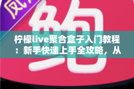 柠檬live聚合盒子入门教程：新手快速上手全攻略，从安装到精通一步到位
